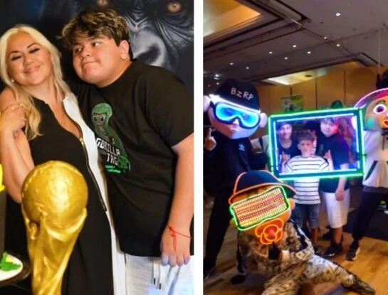 Verónica Ojeda celebró los 13 años de Dieguito Maradona: las fotos