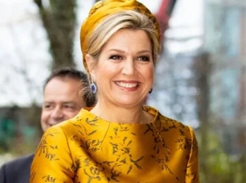 Bordados y falda midi: el nuevo look de Máxima Zorreguieta que inspira