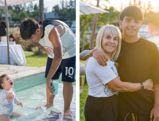 Las fotos del cumpleaños de Benjamín, el hijo de Gianinna Maradona y Sergio Kun Agüero