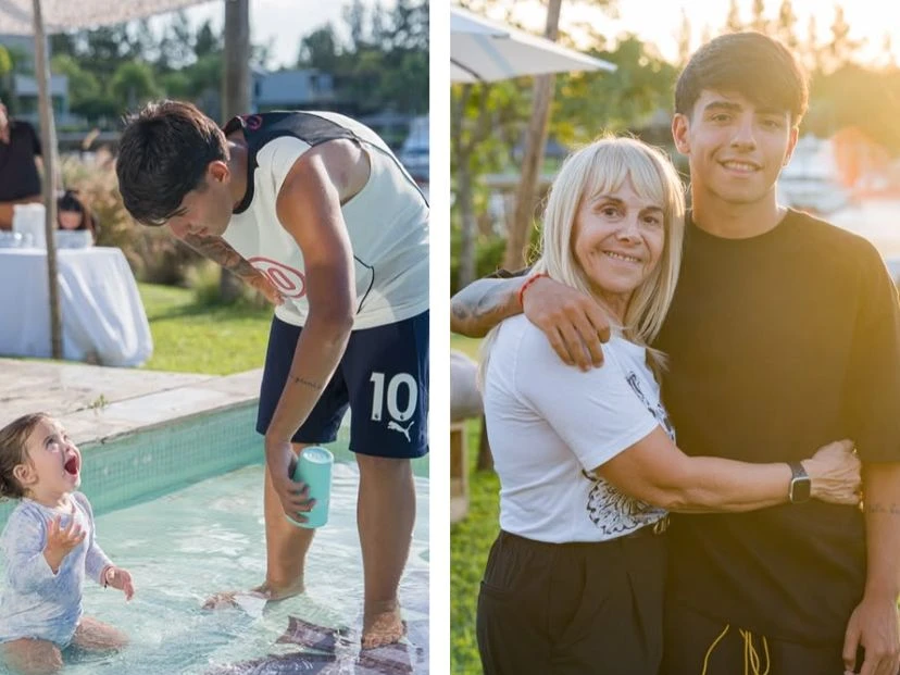 Las fotos del cumpleaños de Benjamín, el hijo de Gianinna Maradona y Sergio Kun Agüero