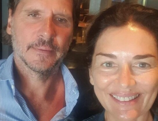 Andrea Frigerio celebró su aniversario con Lucas Bocchino, su marido