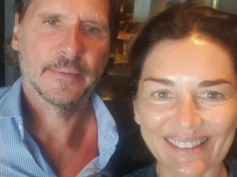 Andrea Frigerio celebró su aniversario con Lucas Bocchino, su marido