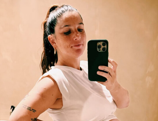 Juana Repetto y su primer posteo tras el parto y con Timoteo en brazos: "Hoy se festeja"