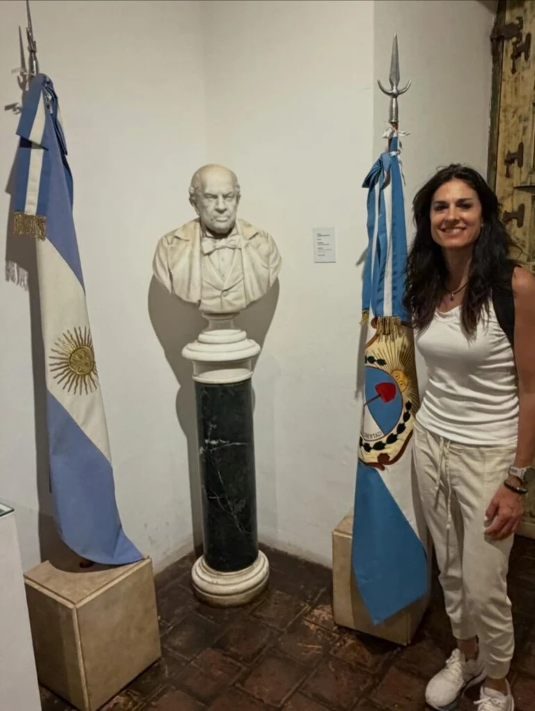 El recorrido turístico de Gaby Sabatini por la Argentina. Foto: IG