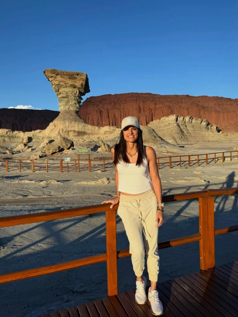 El recorrido turístico de Gaby Sabatini por la Argentina. Foto: IG