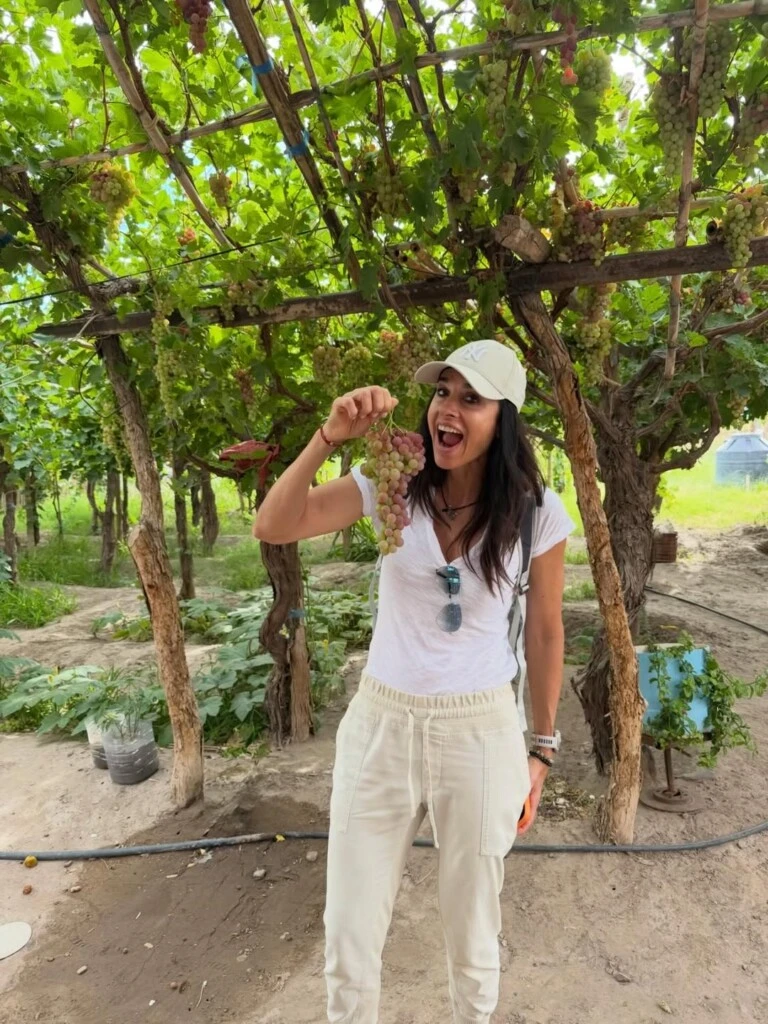 El recorrido turístico de Gaby Sabatini por la Argentina. Foto: IG