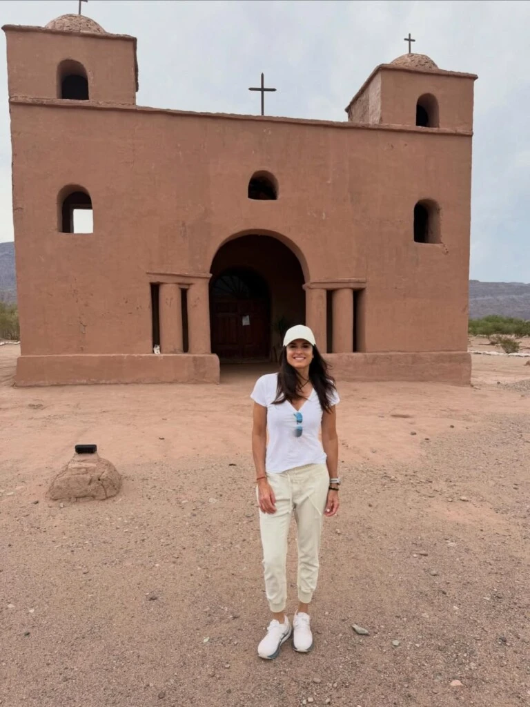 El recorrido turístico de Gaby Sabatini por la Argentina. Foto: IG