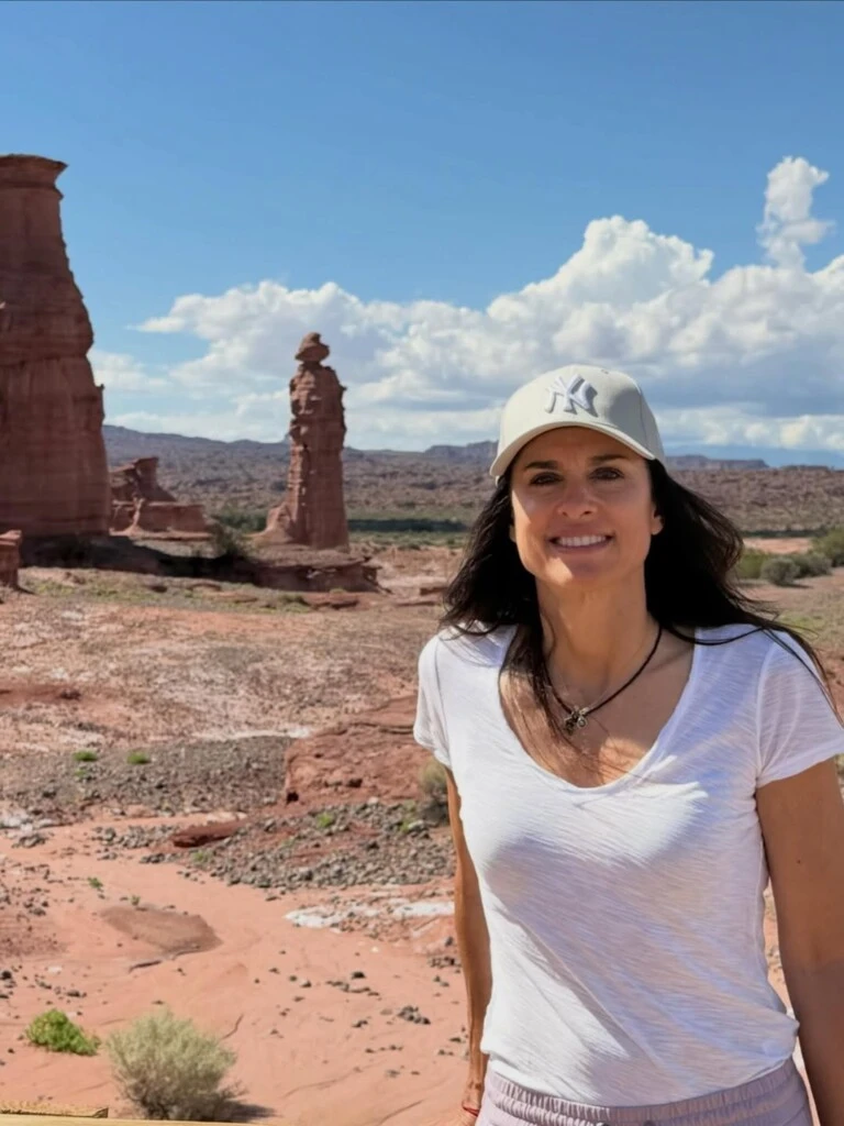 El recorrido turístico de Gaby Sabatini por la Argentina. Foto: IG