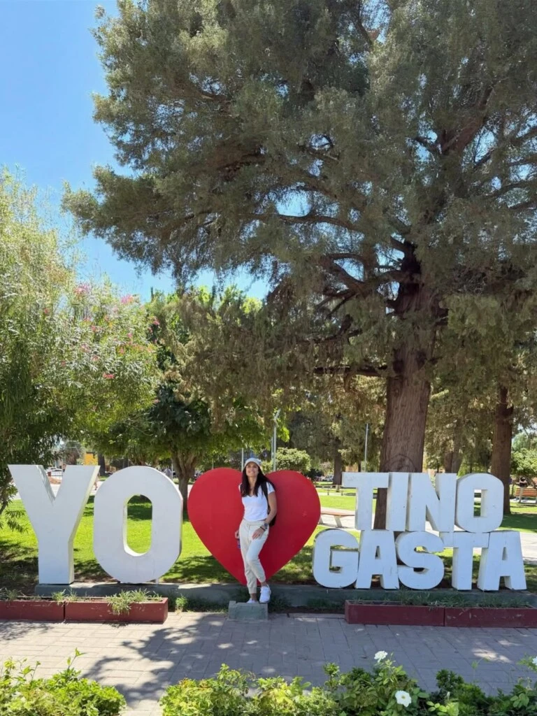 El recorrido turístico de Gaby Sabatini por la Argentina. Foto: IG