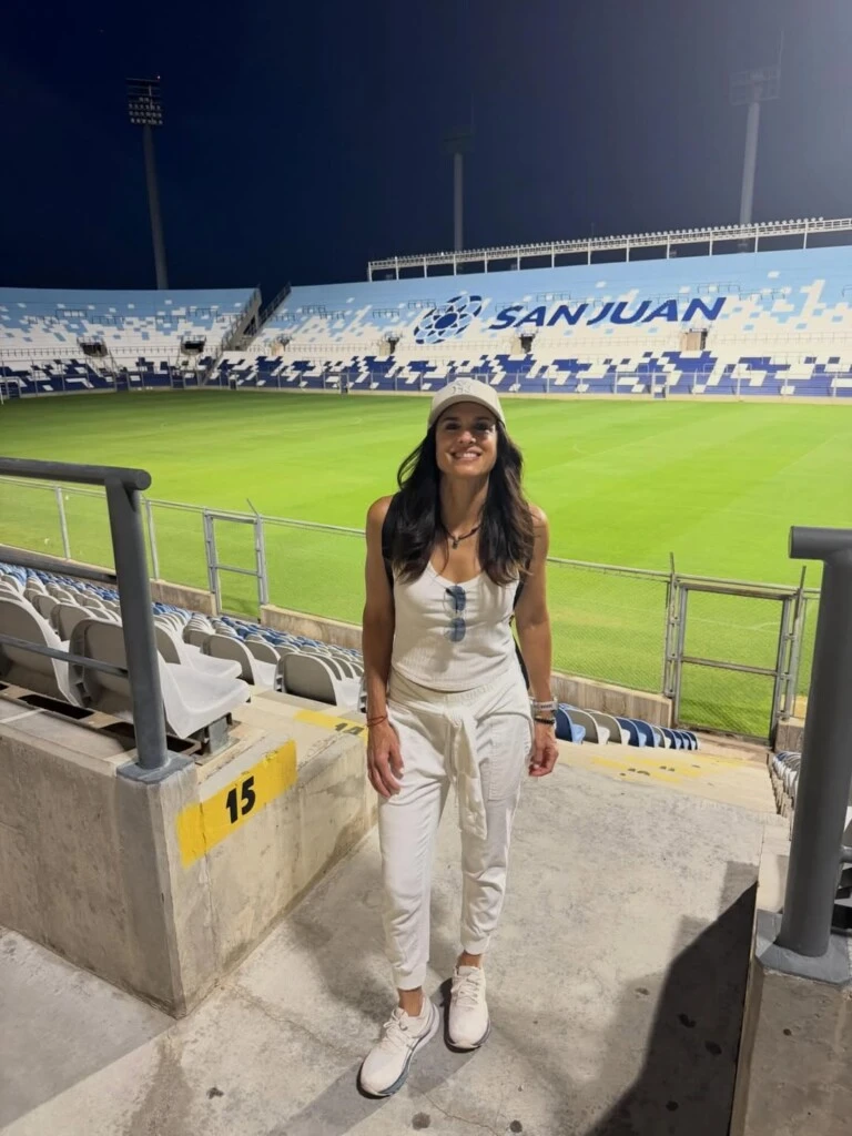 El recorrido turístico de Gaby Sabatini por la Argentina. Foto: IG
