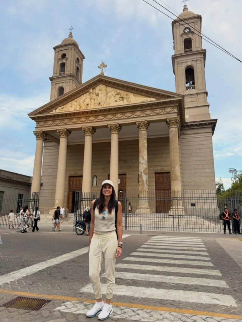 El recorrido turístico de Gaby Sabatini por la Argentina. Foto: IG