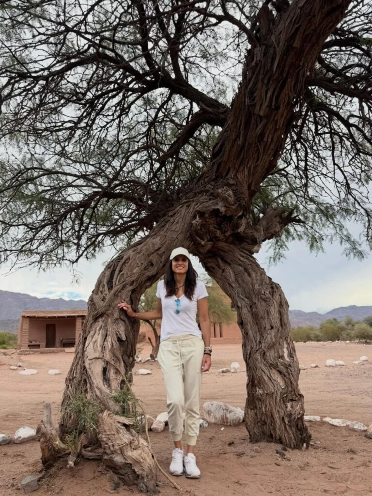 El recorrido turístico de Gaby Sabatini por la Argentina. Foto: IG