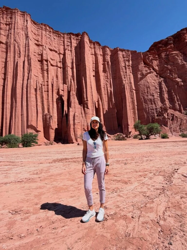 El recorrido turístico de Gaby Sabatini por la Argentina. Foto: IG
