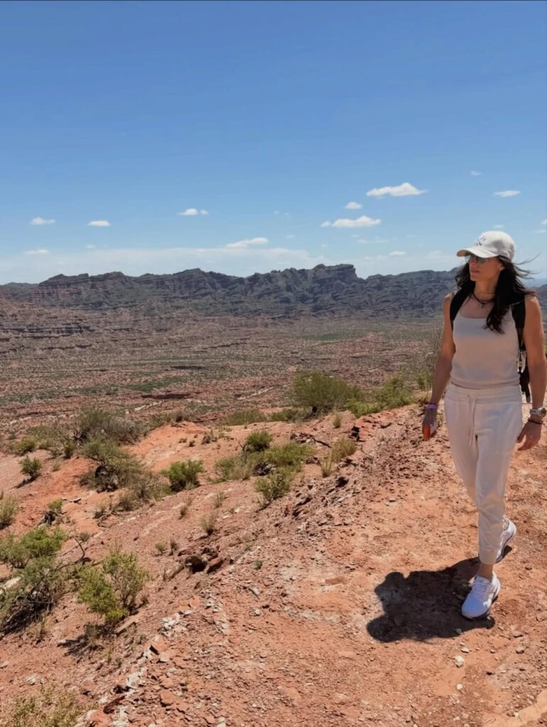 El recorrido turístico de Gaby Sabatini por la Argentina. Foto: IG
