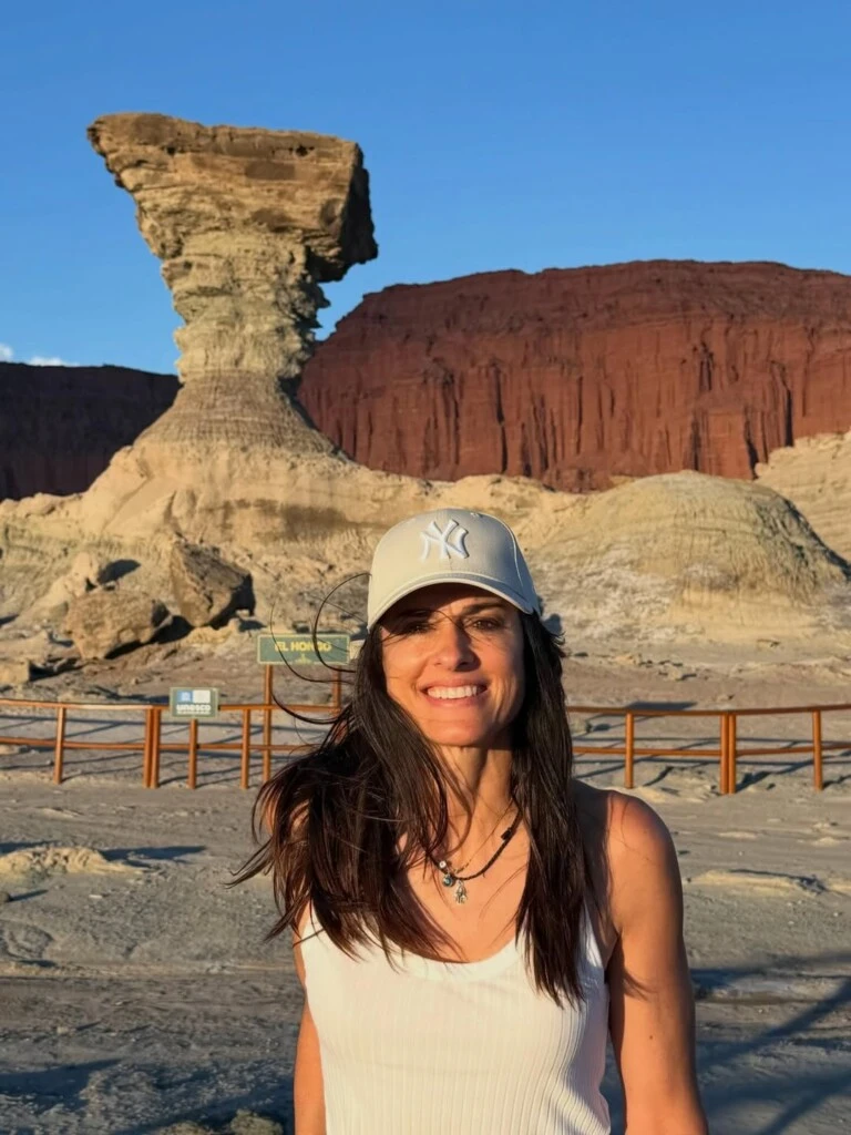 El recorrido turístico de Gaby Sabatini por la Argentina. Foto: IG