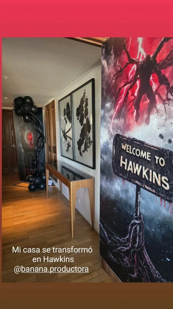 Benjamín Vicuña compartió los detalles del festejo. Fotos: IG.