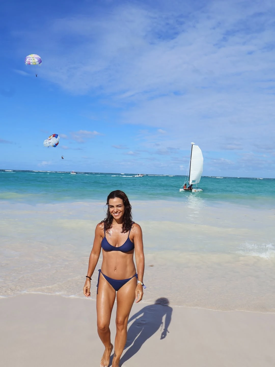 Agustina Cherri cumplió 43 años en el Caribe y compartió una reflexión íntima sobre el paso del tiempo