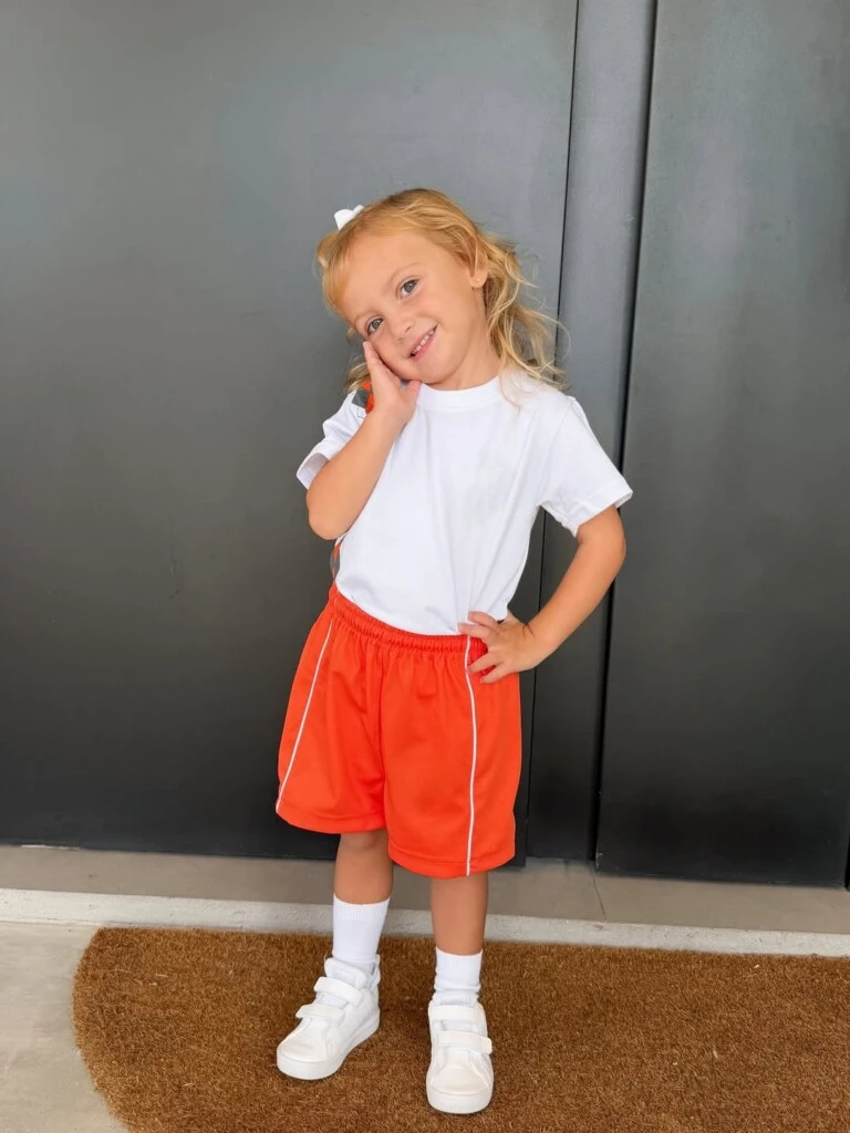 El primer día de jardín de Vita. Foto: IG