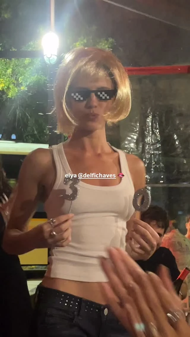 Delfina estuvo rodeada de sus seres queridos. Fotos: IG. 