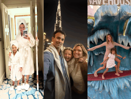 Así son las vacaciones familiares de Sofía Zámolo en Dubai: entre visitas turísticas y diversión en parques acuáticos