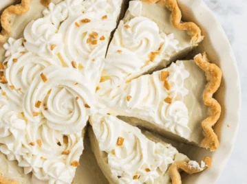 Tarta de coco destacada