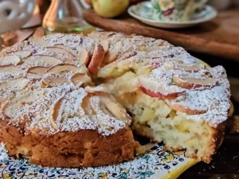 Torta italiana de manzana la receta de la abuela que sale bien siempre y es la más buscada de las redes