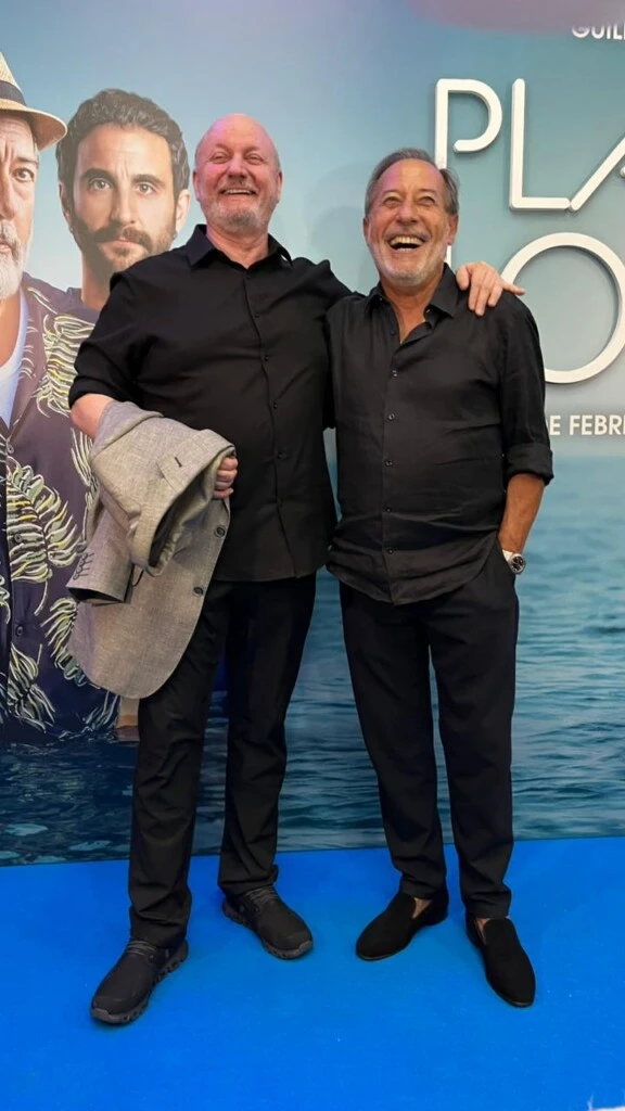 Francella junto a Juan José Campanella.