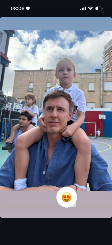 El primer día de clases de Anita García Moritán. Foto: IG