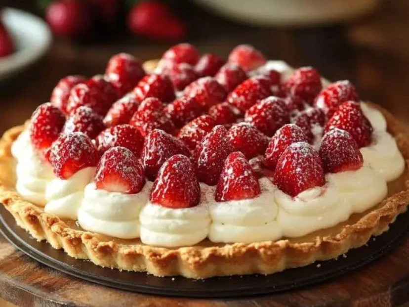 Tarta de frutillas sin horno: la receta fácil y fresca de Jimena Monteverde ideal para servir de postre