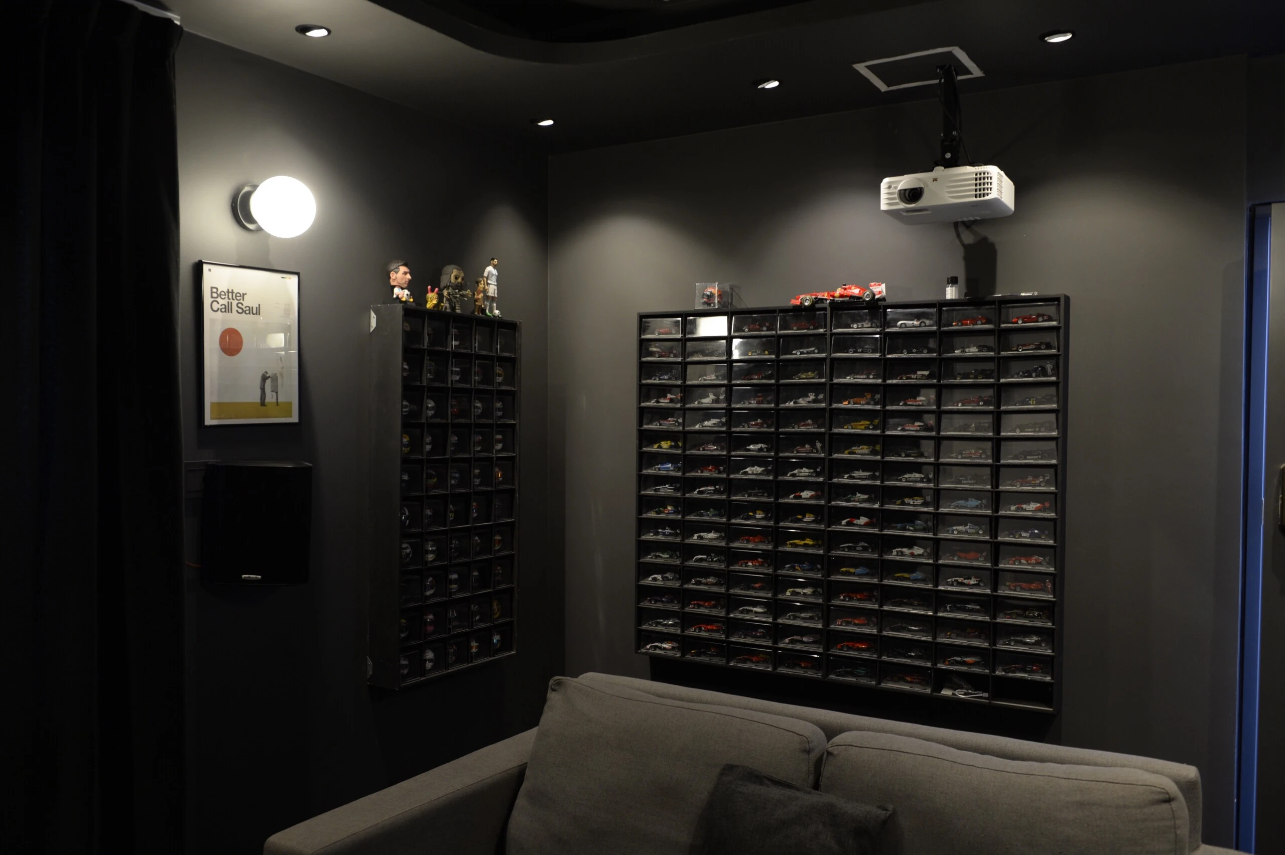 ¡Esto es cine! Literal. Un capricho y un gusto para un nuevo hogar. 