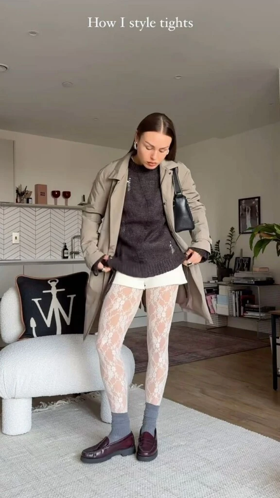 Medias de encaje, el nuevo básico. 