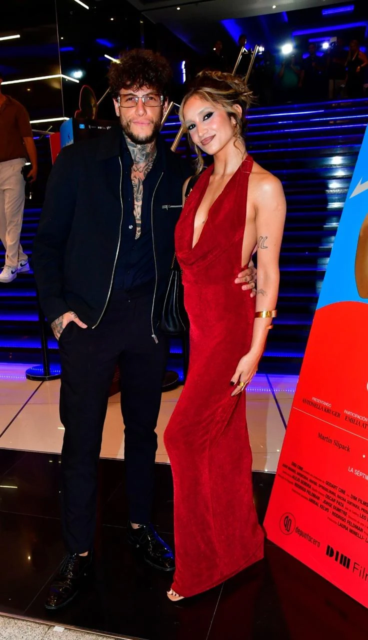 Alex Caniggia y Melody Luz