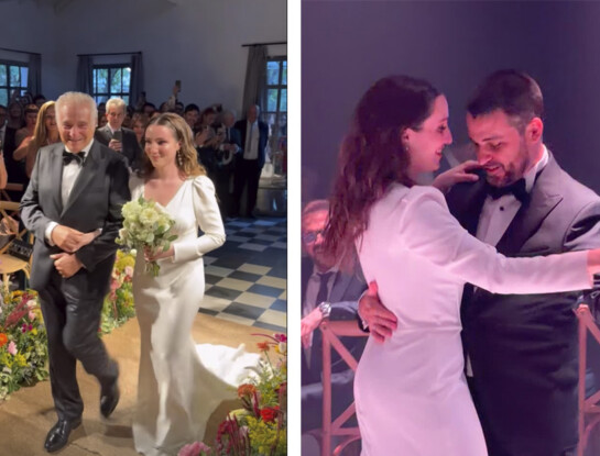 Así fue la mega fiesta de casamiento de Rocío Hazán, la hija de Lucía Galán: emoción, vals y un cambio de look