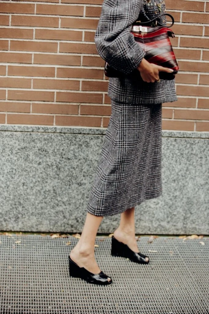 Quedan perfectos con faldas largas