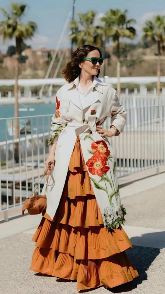 Natalia Oreiro en el Festival de Málaga con un diseño de Javier Saiach.