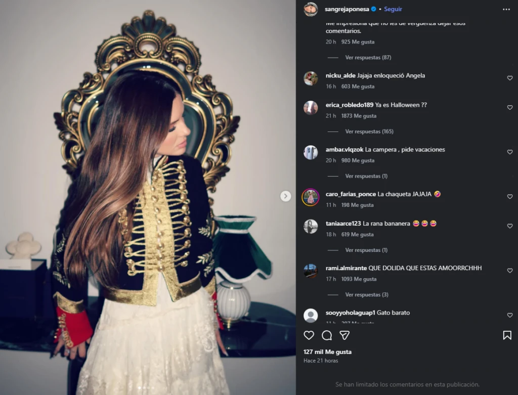 “¿Ya es Halloween?”, “San Martín, un poroto” o “¿El estilo lo dejó en dónde?” fueron algunos de los mensajes que aparecieron en la publicación.