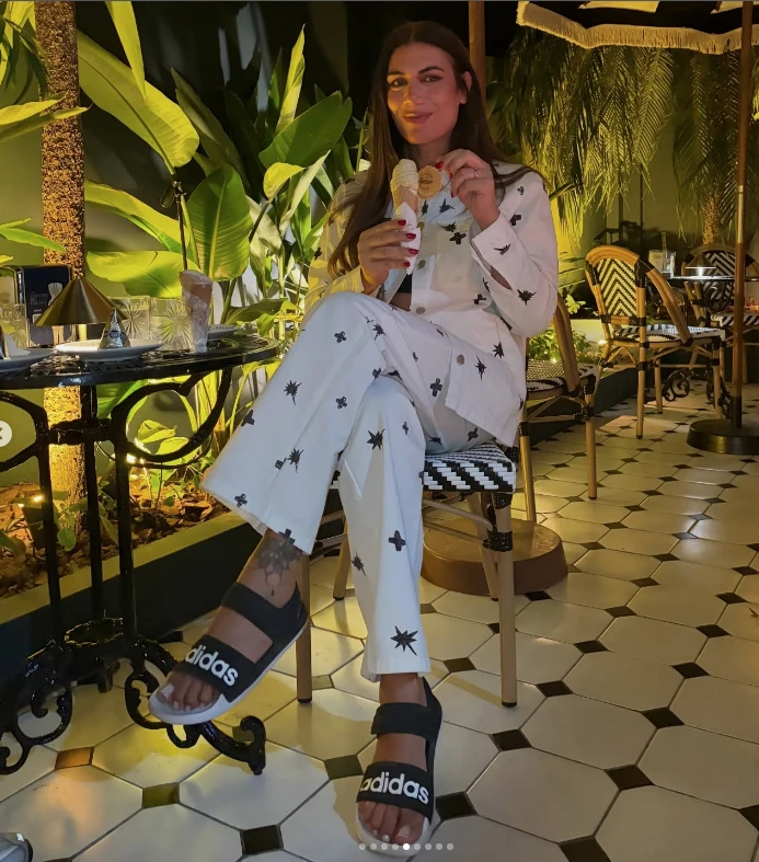 El look de Flor del V pre cumpleaños.