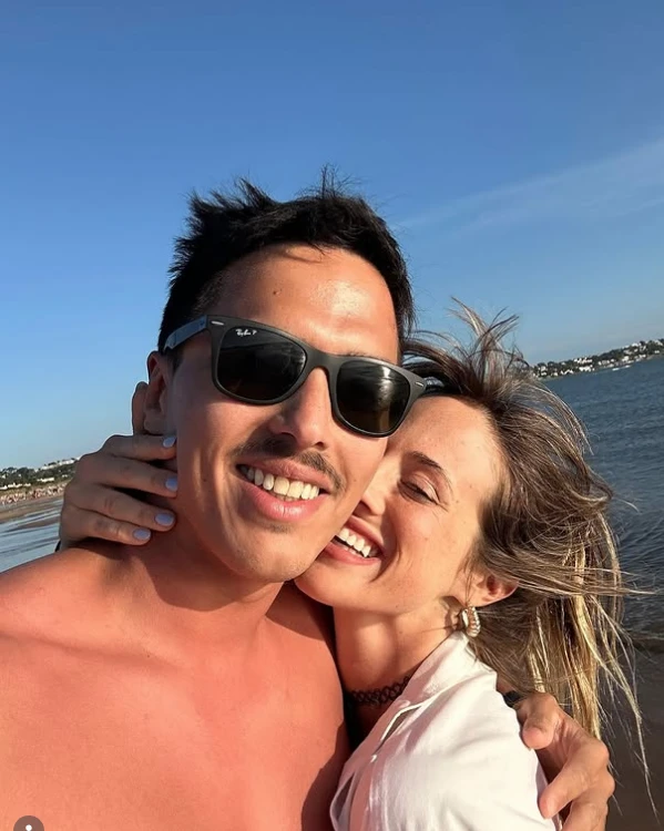 Mica Lapegüe y su pareja, Tomás Bartolomé