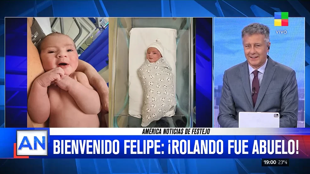 Rolando Graña fue abuelo y mostró en vivo las primeras fotos de su nieto: cómo es su familia y cuántos hijos tiene