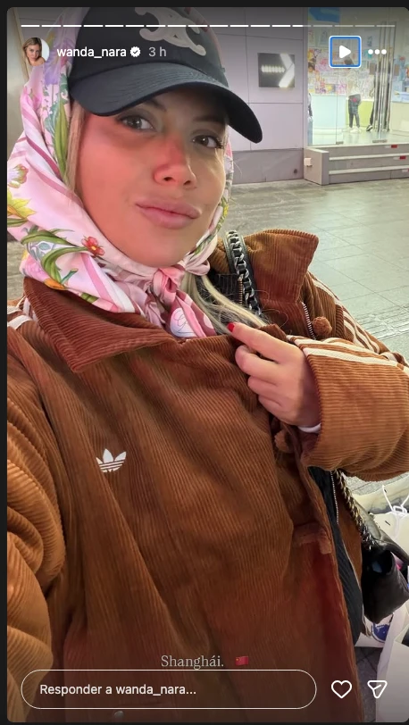 Wanda Nara impone tendencia desde China.