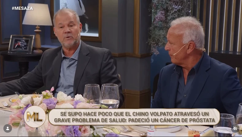 El Chino Volpato recordó el difícil momento que atravesó por su salud: “Fue un baldazo de agua fría”