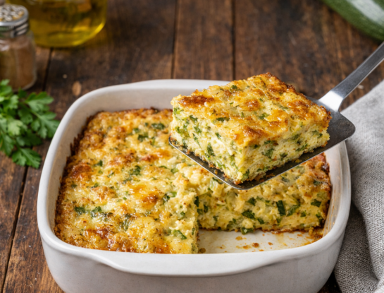 Receta fácil del día: tarta rápida de zapallitos sin masa en 25 minutos