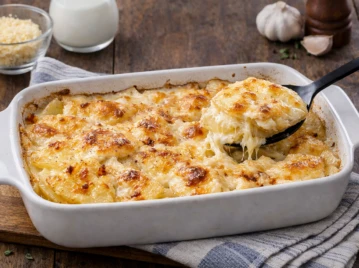 Receta papas a la crema