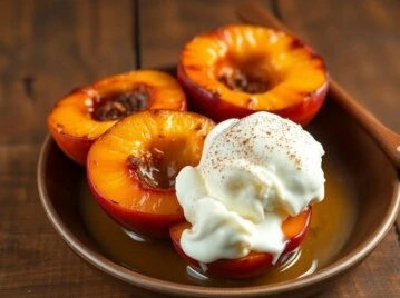 Duraznos a la plancha con miel: la receta del postre rápido y simple que parece gourmet