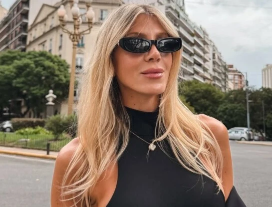 El look de Cande Ruggeri. Foto: IG