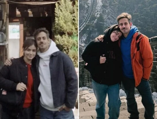 "Qué suerte la mía": así fue el viaje por Asia de Agustín Rada junto a su hija, Bianca