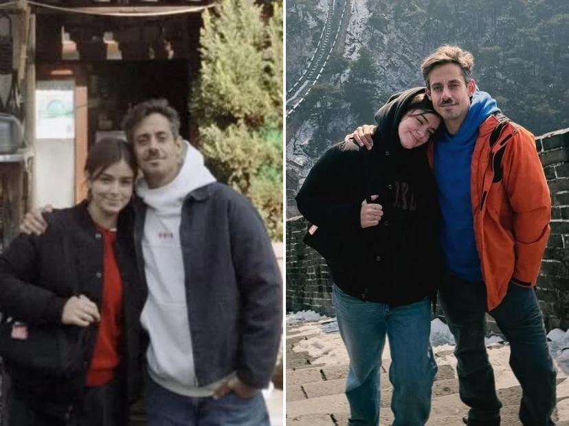 "Qué suerte la mía": así fue el viaje por Asia de Agustín Rada junto a su hija, Bianca