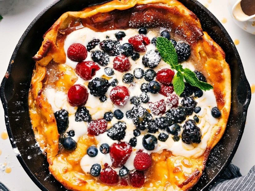 Dutch baby pancake: la receta del postre fácil con efecto globo que es tendencia