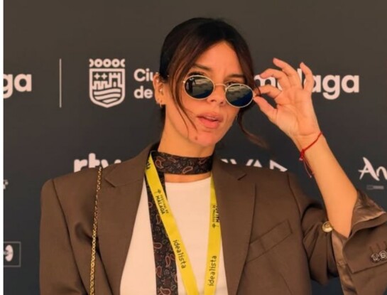 Gime Accardi impactó en el Festival de Málaga con un look sastrero moderno y canchero