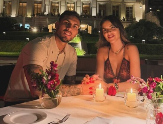 El íntimo festejo de Leandro Paredes y Camila Galante por su aniversario número 16